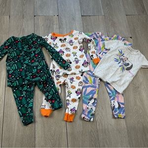Baby girl pajama 3 piece set size 12/18M